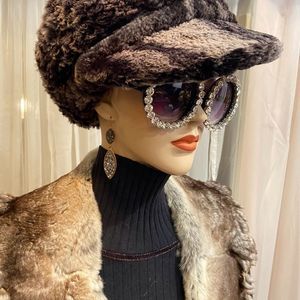 Rex Chinchilla on Knit Baseball Cap